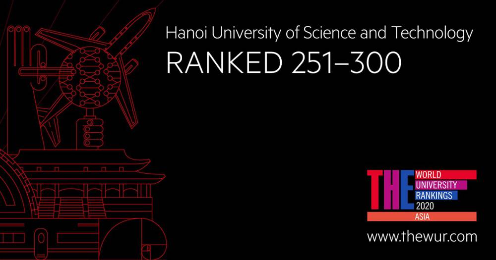 Times Higher Education xếp hạng ĐHBK Hà Nội trong TOP 300 trường đại học tốt nhất châu Á năm 2020	